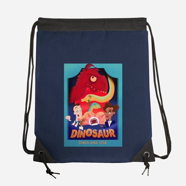 Definitely Not Our Dino-None-Drawstring-Bag-DrawnByBryan