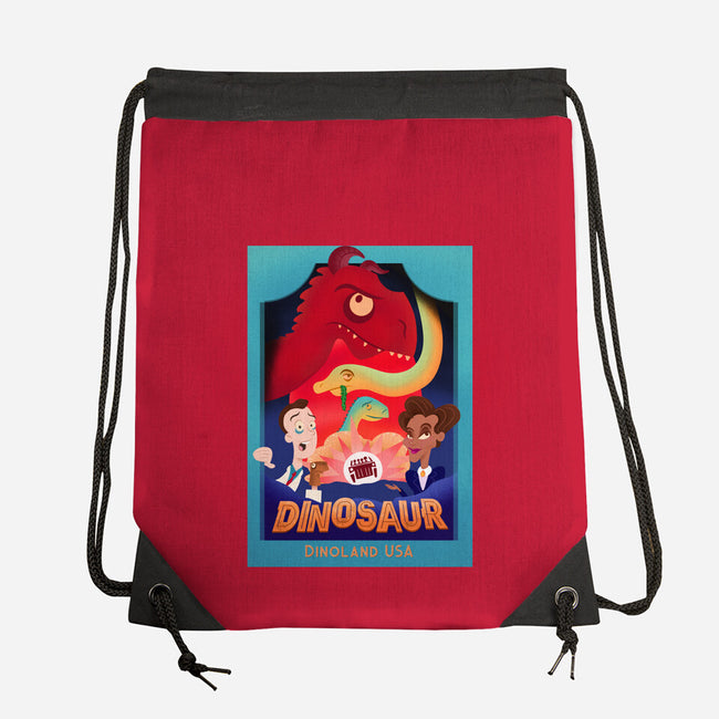 Definitely Not Our Dino-None-Drawstring-Bag-DrawnByBryan