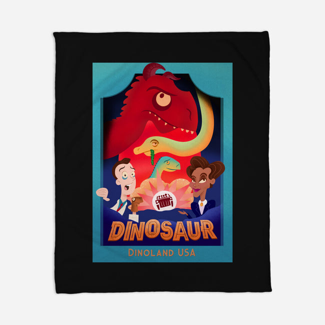 Definitely Not Our Dino-None-Fleece-Blanket-DrawnByBryan