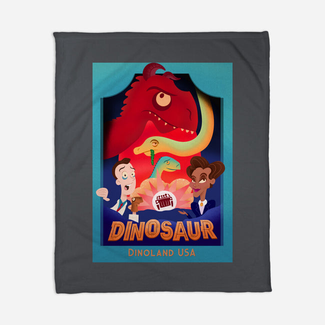 Definitely Not Our Dino-None-Fleece-Blanket-DrawnByBryan