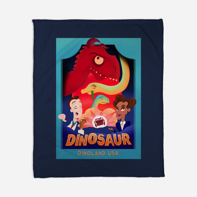 Definitely Not Our Dino-None-Fleece-Blanket-DrawnByBryan