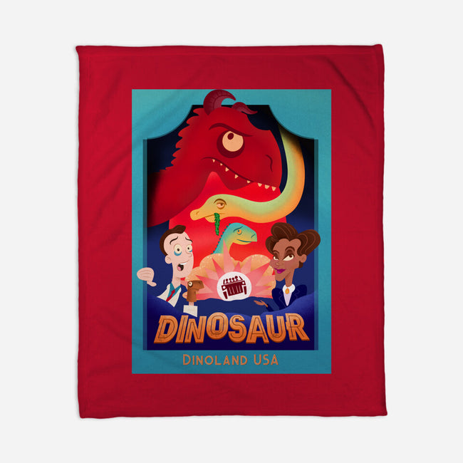 Definitely Not Our Dino-None-Fleece-Blanket-DrawnByBryan