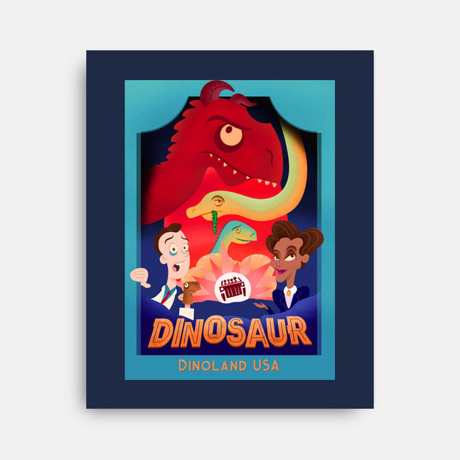 Definitely Not Our Dino-None-Stretched-Canvas-DrawnByBryan