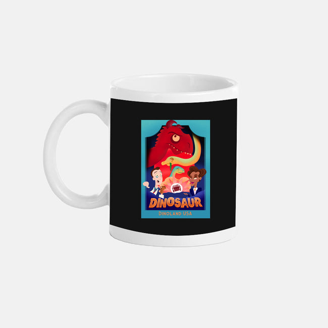 Definitely Not Our Dino-None-Mug-Drinkware-DrawnByBryan