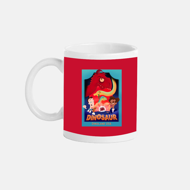 Definitely Not Our Dino-None-Mug-Drinkware-DrawnByBryan