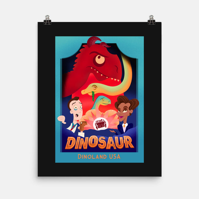 Definitely Not Our Dino-None-Matte-Poster-DrawnByBryan