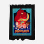 Definitely Not Our Dino-None-Polyester-Shower Curtain-DrawnByBryan