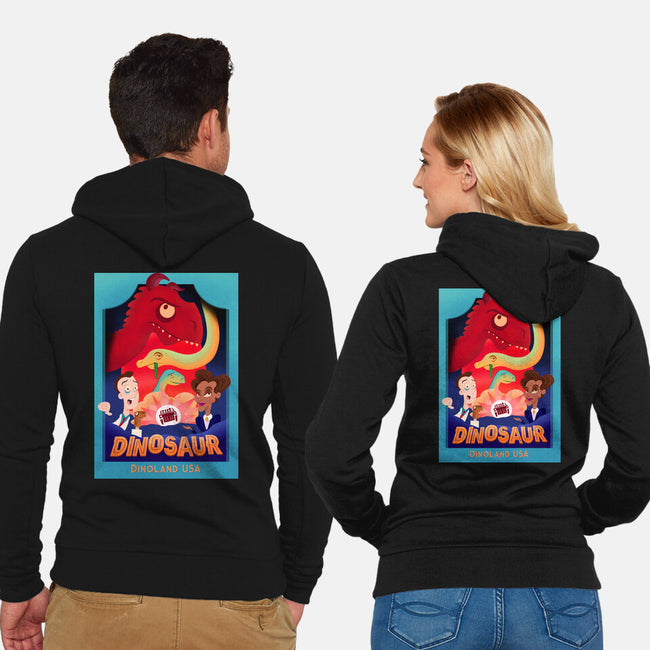 Definitely Not Our Dino-Unisex-Zip-Up-Sweatshirt-DrawnByBryan