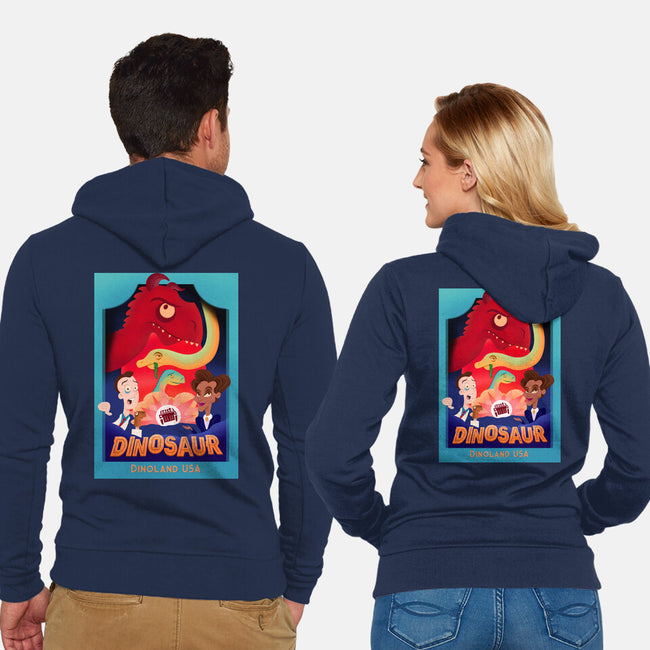 Definitely Not Our Dino-Unisex-Zip-Up-Sweatshirt-DrawnByBryan