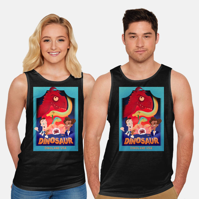 Definitely Not Our Dino-Unisex-Basic-Tank-DrawnByBryan