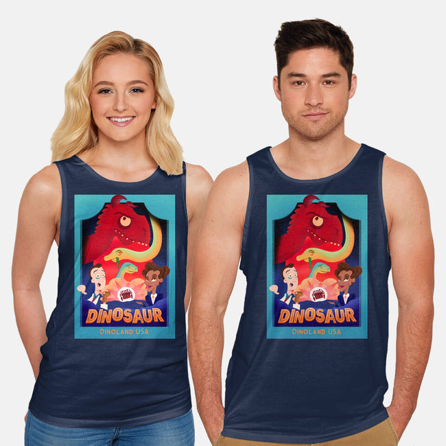 Definitely Not Our Dino-Unisex-Basic-Tank-DrawnByBryan