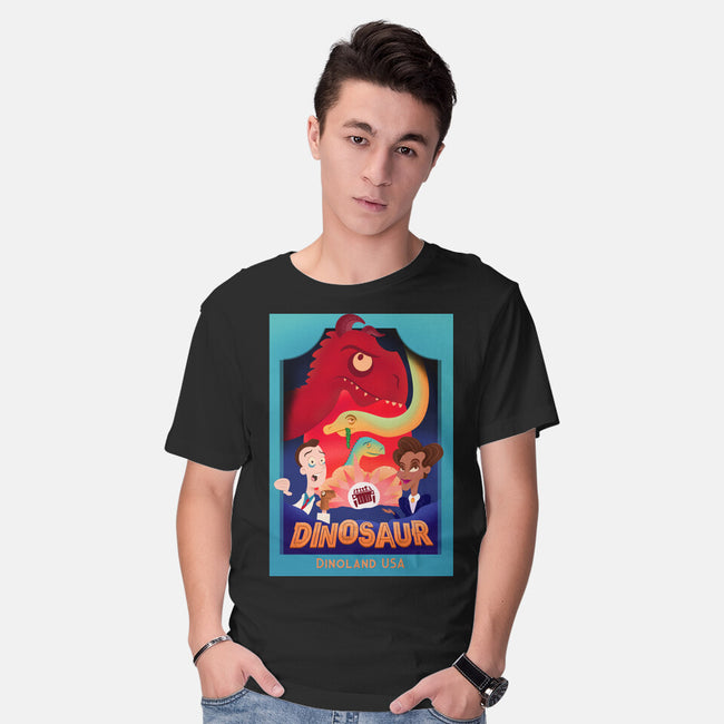 Definitely Not Our Dino-Mens-Basic-Tee-DrawnByBryan