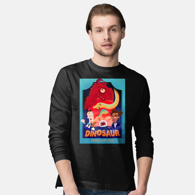 Definitely Not Our Dino-Mens-Long Sleeved-Tee-DrawnByBryan