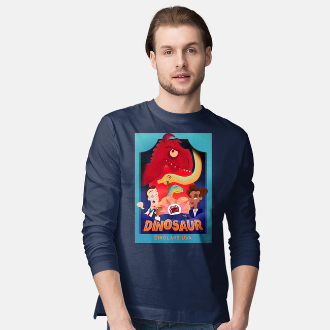 Definitely Not Our Dino-Mens-Long Sleeved-Tee-DrawnByBryan