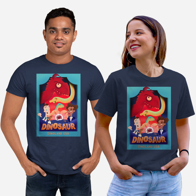 Definitely Not Our Dino-Unisex-Basic-Tee-DrawnByBryan