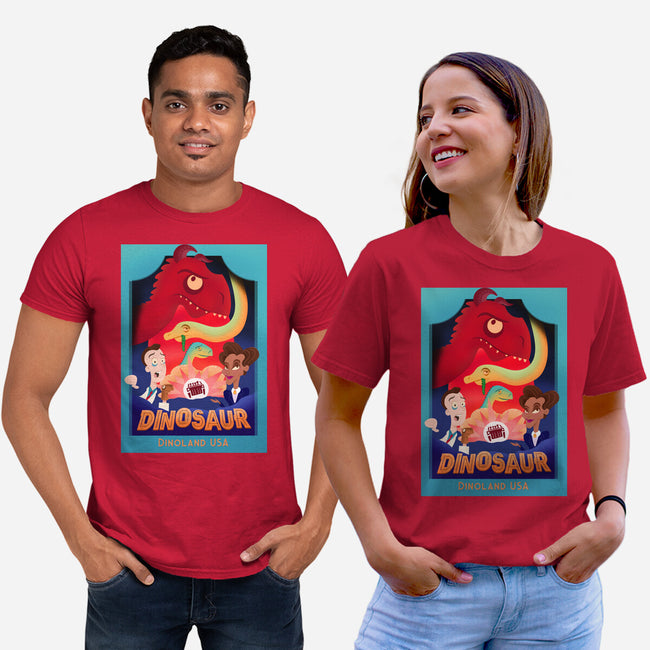 Definitely Not Our Dino-Unisex-Basic-Tee-DrawnByBryan
