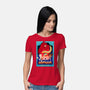 Definitely Not Our Dino-Womens-Basic-Tee-DrawnByBryan