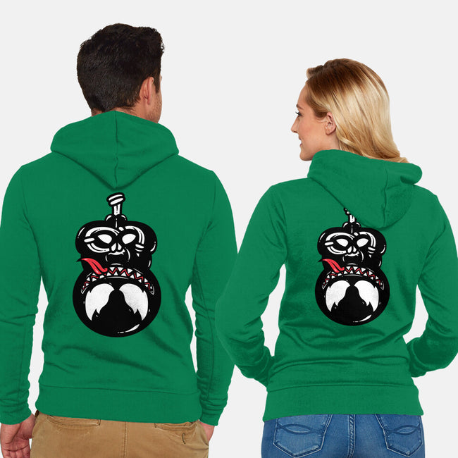 Upside Down Anti Hero-Unisex-Zip-Up-Sweatshirt-krisren28