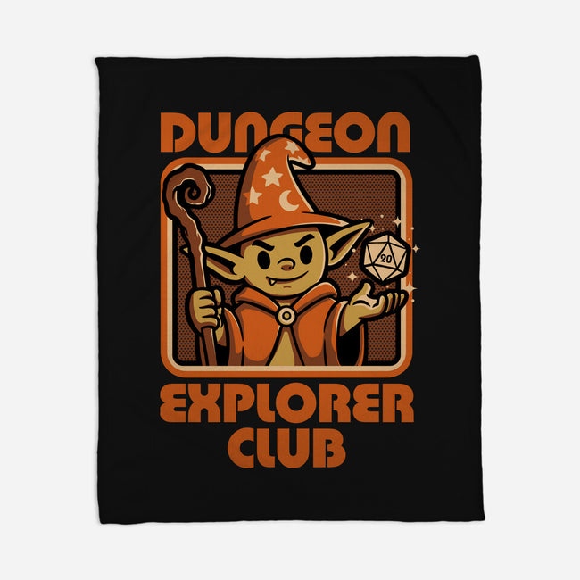 RPG Mage Goblin-None-Fleece-Blanket-Studio Mootant