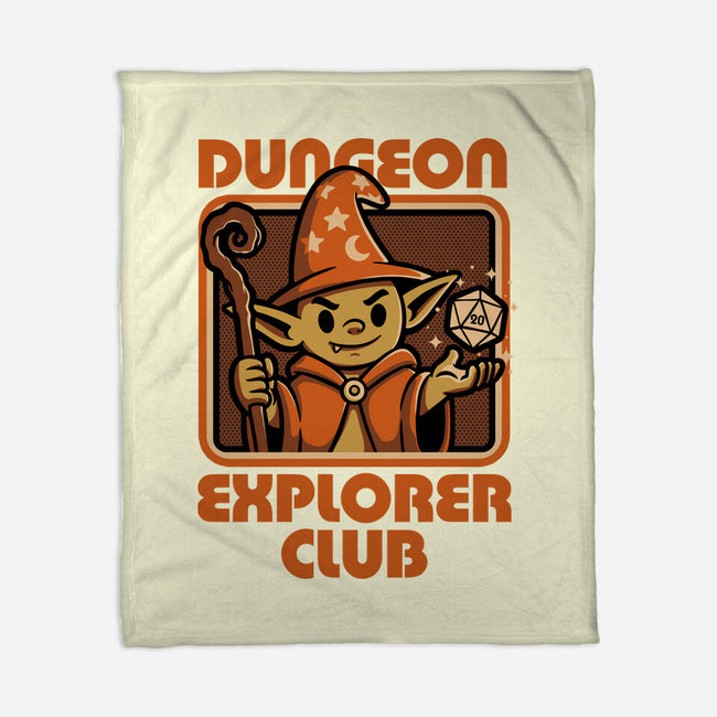 RPG Mage Goblin-None-Fleece-Blanket-Studio Mootant
