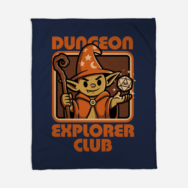 RPG Mage Goblin-None-Fleece-Blanket-Studio Mootant