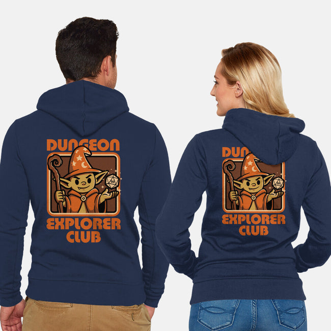 RPG Mage Goblin-Unisex-Zip-Up-Sweatshirt-Studio Mootant