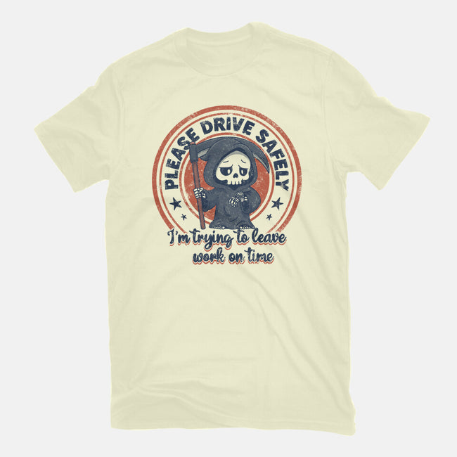 Please Drive Safely-Mens-Basic-Tee-Loobs
