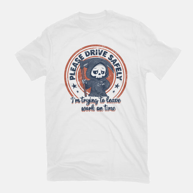 Please Drive Safely-Youth-Basic-Tee-Loobs