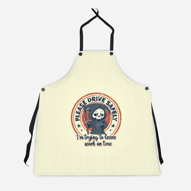 Please Drive Safely-Unisex-Kitchen-Apron-Loobs