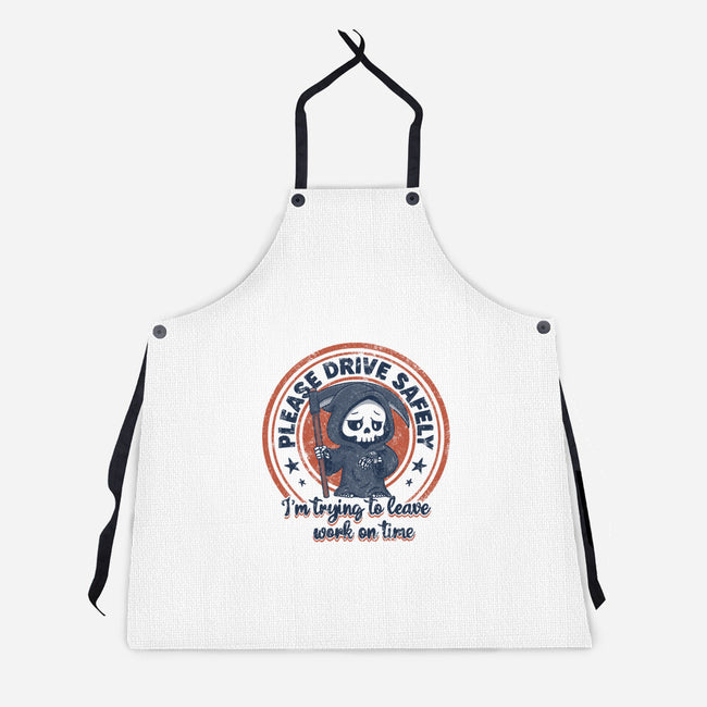Please Drive Safely-Unisex-Kitchen-Apron-Loobs