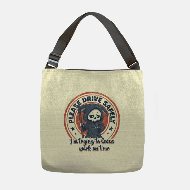 Please Drive Safely-None-Adjustable Tote-Bag-Loobs