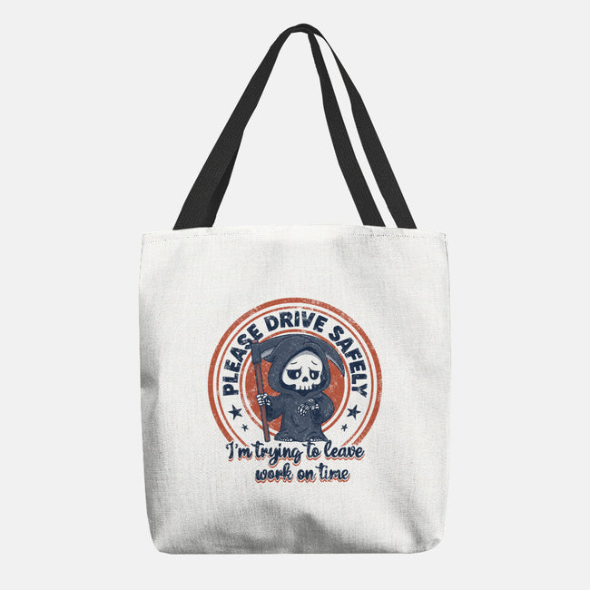 Please Drive Safely-None-Basic Tote-Bag-Loobs