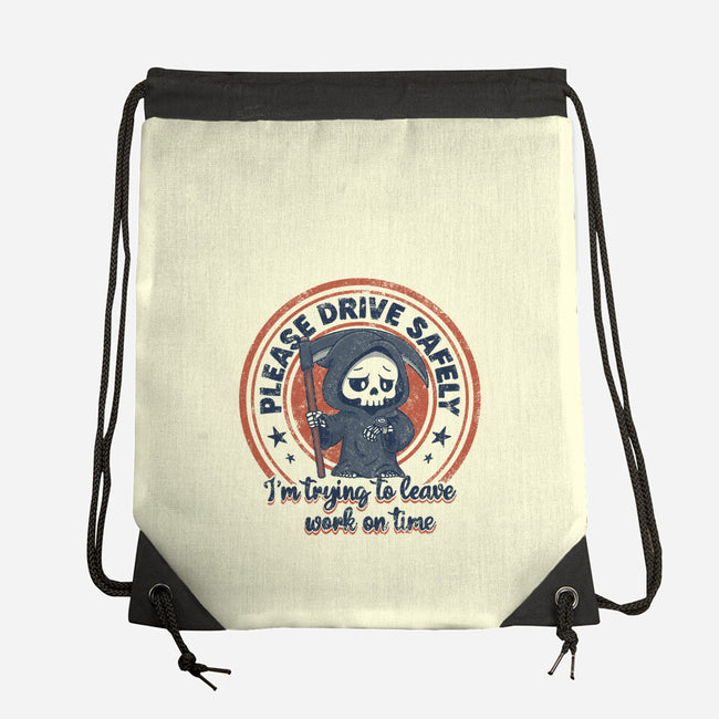 Please Drive Safely-None-Drawstring-Bag-Loobs