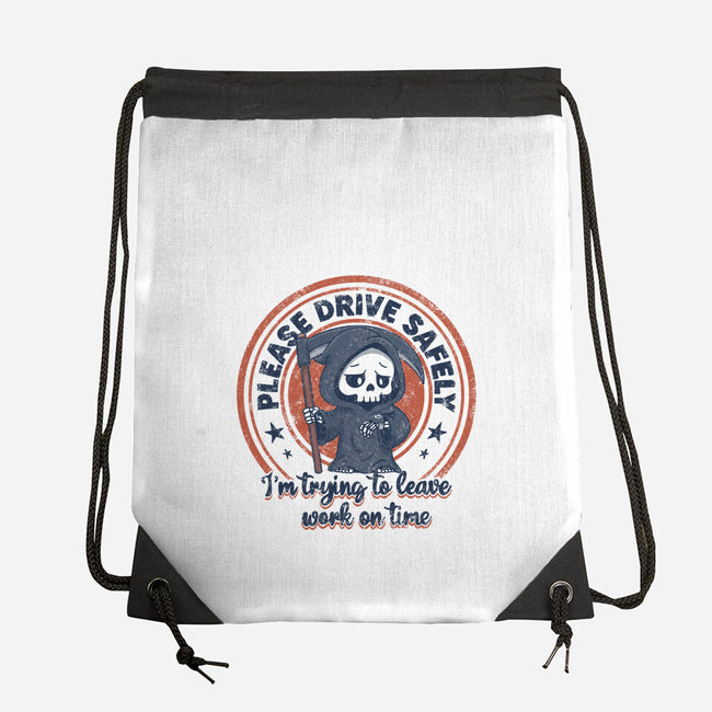 Please Drive Safely-None-Drawstring-Bag-Loobs