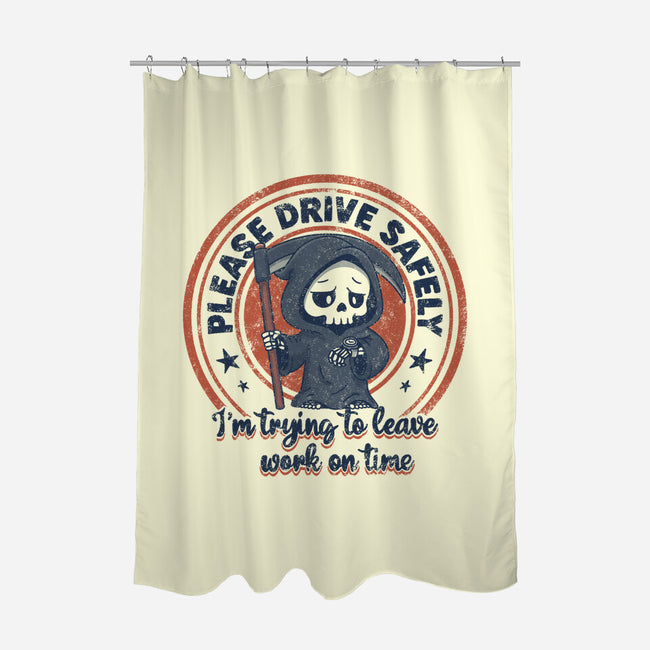 Please Drive Safely-None-Polyester-Shower Curtain-Loobs