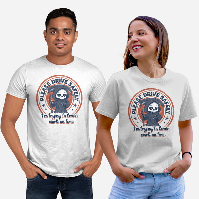 Please Drive Safely-Unisex-Basic-Tee-Loobs