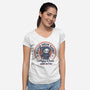 Please Drive Safely-Womens-V-Neck-Tee-Loobs