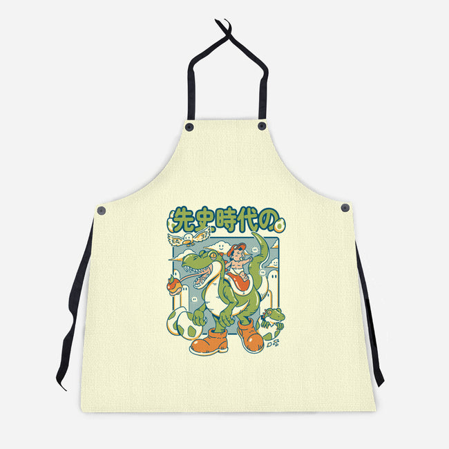 Prehistoric Guardian-Unisex-Kitchen-Apron-Henrique Torres
