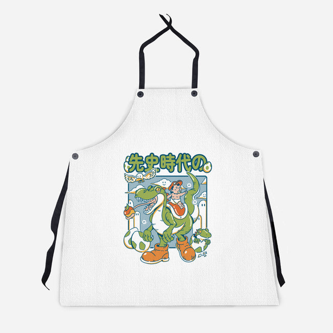 Prehistoric Guardian-Unisex-Kitchen-Apron-Henrique Torres