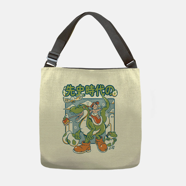 Prehistoric Guardian-None-Adjustable Tote-Bag-Henrique Torres