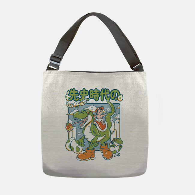 Prehistoric Guardian-None-Adjustable Tote-Bag-Henrique Torres