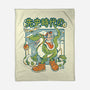 Prehistoric Guardian-None-Fleece-Blanket-Henrique Torres