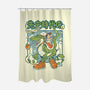 Prehistoric Guardian-None-Polyester-Shower Curtain-Henrique Torres
