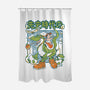 Prehistoric Guardian-None-Polyester-Shower Curtain-Henrique Torres