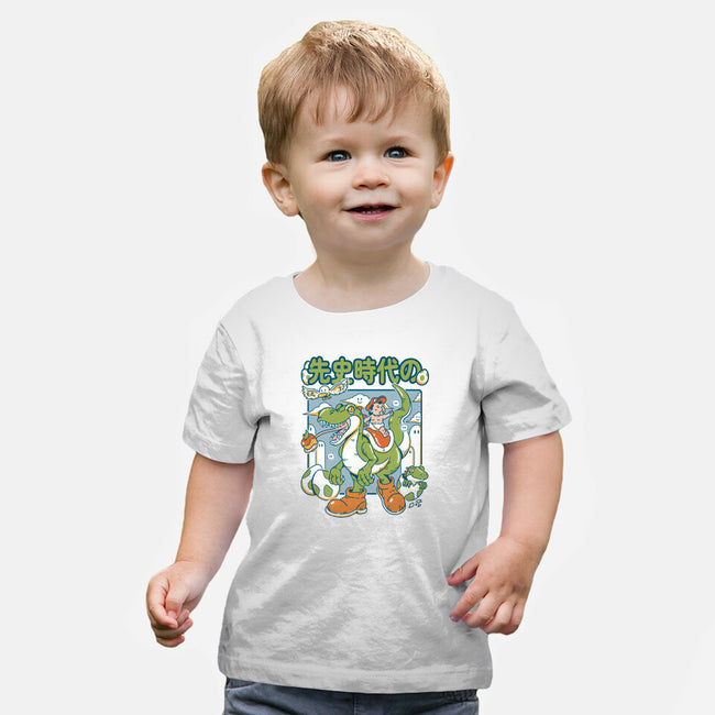 Prehistoric Guardian-Baby-Basic-Tee-Henrique Torres