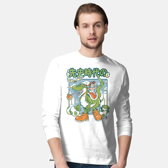 Prehistoric Guardian-Mens-Long Sleeved-Tee-Henrique Torres