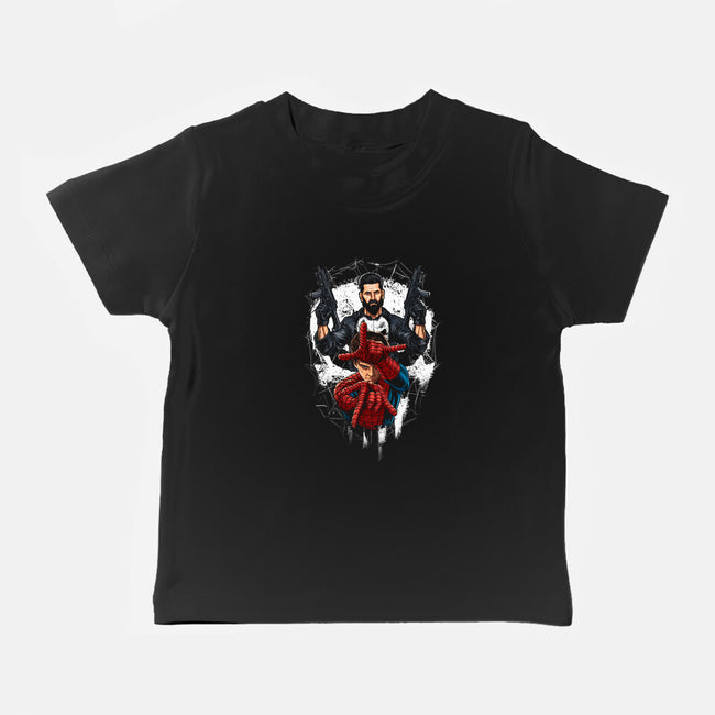 Spider And Punisher-Baby-Basic-Tee-Diego Oliver