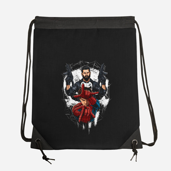 Spider And Punisher-None-Drawstring-Bag-Diego Oliver