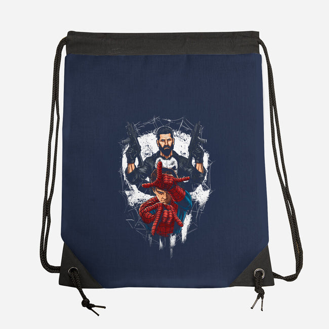 Spider And Punisher-None-Drawstring-Bag-Diego Oliver