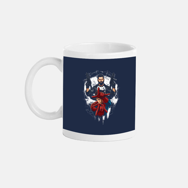 Spider And Punisher-None-Mug-Drinkware-Diego Oliver